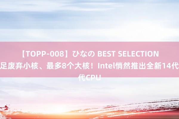 【TOPP-008】ひなの BEST SELECTION 2 十足废弃小核、最多8个大核！Intel悄然推出全新14代CPU