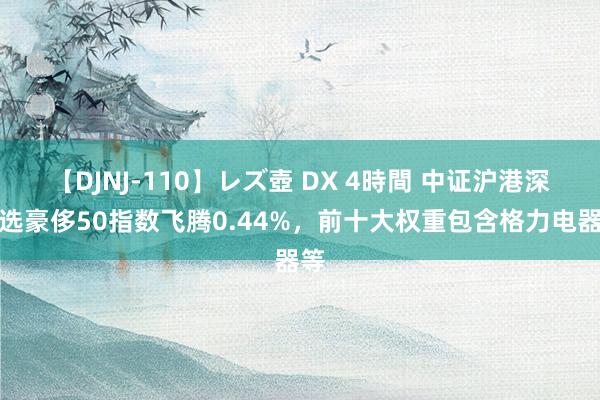 【DJNJ-110】レズ壺 DX 4時間 中证沪港深优选豪侈50指数飞腾0.44%，前十大权重包含格力电器等