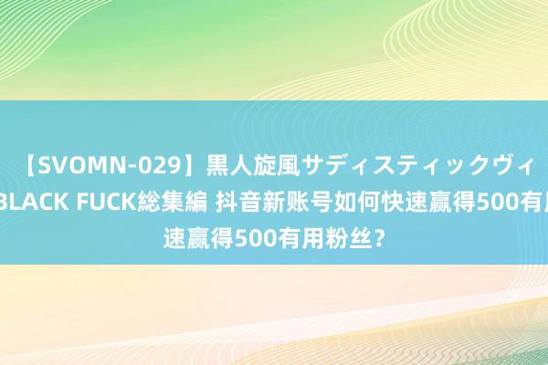 【SVOMN-029】黒人旋風サディスティックヴィレッジBLACK FUCK総集編 抖音新账号如何快速赢得500有用粉丝？