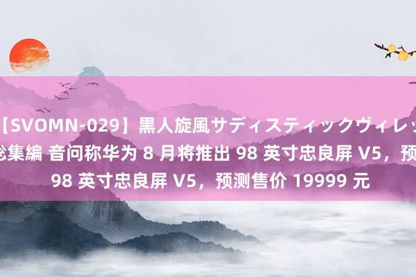 【SVOMN-029】黒人旋風サディスティックヴィレッジBLACK FUCK総集編 音问称华为 8 月将推出 98 英寸忠良屏 V5，预测售价 19999 元