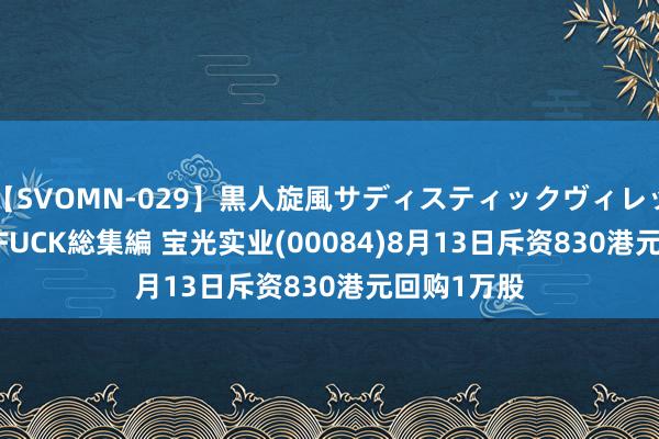 【SVOMN-029】黒人旋風サディスティックヴィレッジBLACK FUCK総集編 宝光实业(00084)8月13日斥资830港元回购1万股