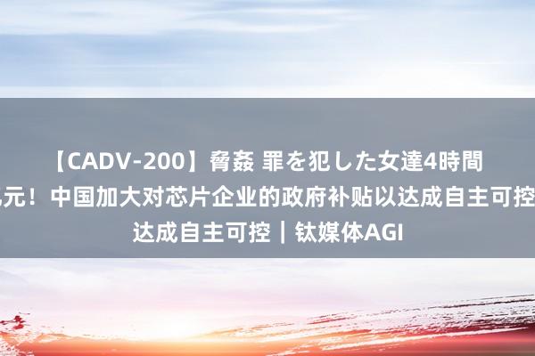 【CADV-200】脅姦 罪を犯した女達4時間 计较超208亿元！中国加大对芯片企业的政府补贴以达成自主可控｜钛媒体AGI