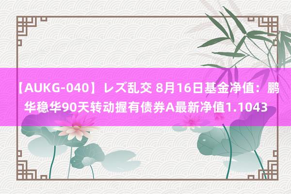 【AUKG-040】レズ乱交 8月16日基金净值：鹏华稳华90天转动握有债券A最新净值1.1043